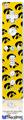 Decal Skin compatible with Wii Remote Controller Face ONLY Iowa Hawkeyes Tigerhawk Tiled 06 Black on Gold