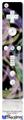 Wii Remote Controller Face ONLY Skin - Neon Swoosh on Black