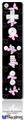 Wii Remote Controller Face ONLY Skin - Pastel Butterflies Pink on Black