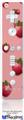 Wii Remote Controller Face ONLY Skin - Strawberries on Pink