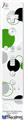 Wii Remote Controller Face ONLY Skin - Lots of Dots Green on White