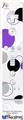 Wii Remote Controller Face ONLY Skin - Lots of Dots Purple on White