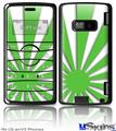 LG enV2 Skin - Rising Sun Japanese Green