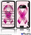 LG enV2 Skin - Fight Like a Girl Breast Cancer Pink Ribbon on Pink