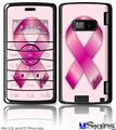 LG enV2 Skin - Hope Breast Cancer Pink Ribbon on Pink
