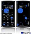 LG enV2 Skin - Lots of Dots Blue on Black