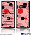 LG enV2 Skin - Lots of Dots Red on Pink