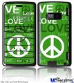 LG enV2 Skin - Love and Peace Green