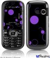 LG Rumor 2 Skin - Lots of Dots Purple on Black