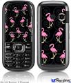 LG Rumor 2 Skin - Flamingos on Black