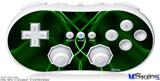 Wii Classic Controller Skin - Abstract 01 Green