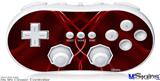 Wii Classic Controller Skin - Abstract 01 Red