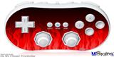Wii Classic Controller Skin - Fire Flames Red
