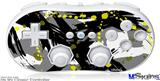 Wii Classic Controller Skin - Abstract 02 Yellow
