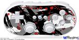 Wii Classic Controller Skin - Abstract 02 Red