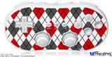 Wii Classic Controller Skin - Argyle Red and Gray