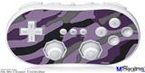 Wii Classic Controller Skin - Camouflage Purple