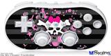 Wii Classic Controller Skin - Pink Bow Skull