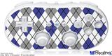 Wii Classic Controller Skin - Argyle Blue and Gray