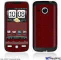 HTC Droid Eris Skin - Carbon Fiber Red
