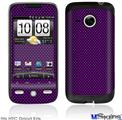 HTC Droid Eris Skin - Carbon Fiber Purple