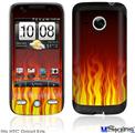 HTC Droid Eris Skin - Fire Flames on Black