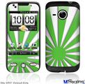 HTC Droid Eris Skin - Rising Sun Japanese Green