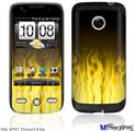 HTC Droid Eris Skin - Fire Flames Yellow