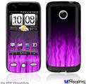 HTC Droid Eris Skin - Fire Flames Purple