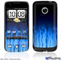 HTC Droid Eris Skin - Fire Flames Blue