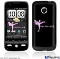 HTC Droid Eris Skin - Fight Like A Girl Breast Cancer Kick Boxer