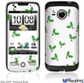 HTC Droid Eris Skin - Holly Leaves on White