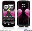 HTC Droid Eris Skin - Glass Heart Grunge Hot Pink