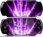 Sony PSP 3000 Skin - Lightning Purple