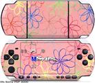 Sony PSP 3000 Skin - Kearas Flowers on Pink
