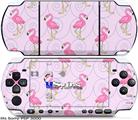 Sony PSP 3000 Skin - Flamingos on Pink
