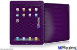 iPad Skin - Carbon Fiber Purple
