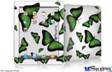 iPad Skin - Butterflies Green