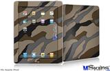 iPad Skin - Camouflage Brown