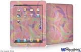 iPad Skin - Neon Swoosh on Pink