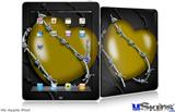 iPad Skin - Barbwire Heart Yellow