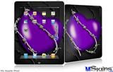 iPad Skin - Barbwire Heart Purple