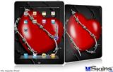 iPad Skin - Barbwire Heart Red