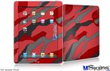 iPad Skin - Camouflage Red
