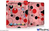 iPad Skin - Lots of Dots Red on Pink