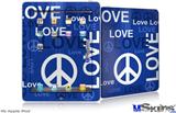iPad Skin - Love and Peace Blue