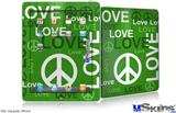 iPad Skin - Love and Peace Green