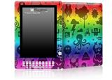 Cute Rainbow Monsters - Decal Style Skin for Amazon Kindle DX
