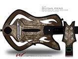 The Sabicu Decal Style Skin - fits Warriors Of Rock Guitar Hero Guitar (GUITAR NOT INCLUDED)