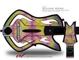 Tie Dye Peace Sign 104 Decal Style Skin - fits Warriors Of Rock Guitar Hero Guitar (GUITAR NOT INCLUDED)